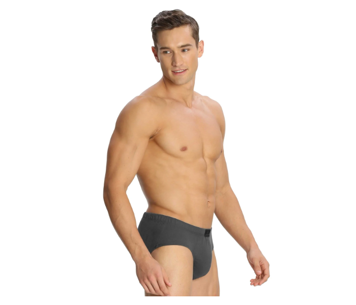 Jockey 8035 Pack of 3 Brief with Concealed Waistband for Men Medium - Black - Zoom Image 3