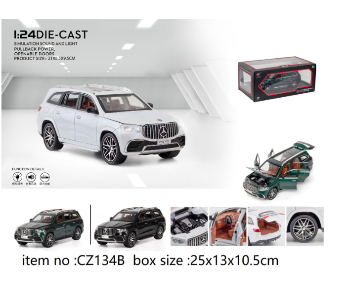 CZ134B 1:24 Die-cast Car Activity Toy Set for Kids - Zoom Image