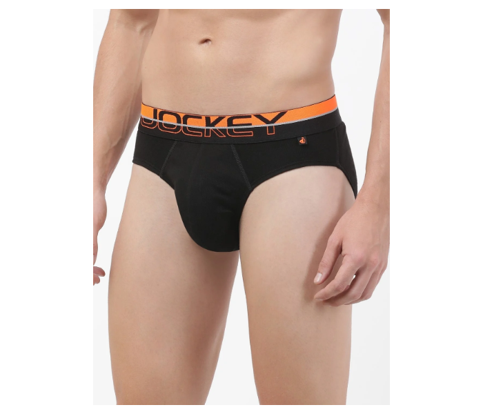 Jockey FP02 Modern Brief for Men Small - Black - Zoom Image 2