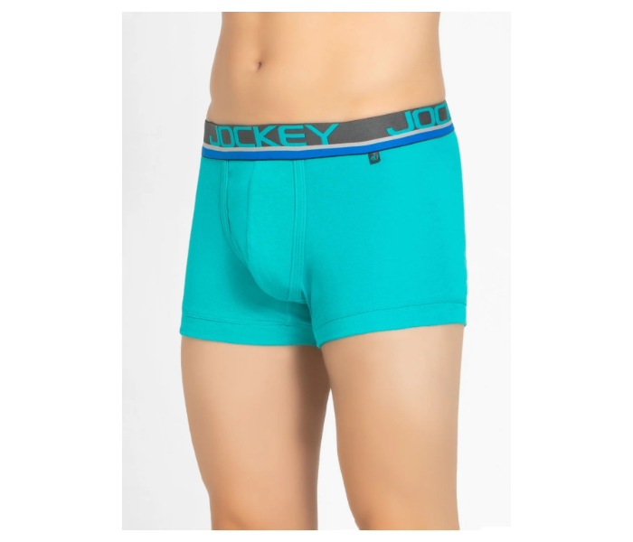 Jockey FP03 Popcolor Modern Trunk for Men Small - Sky Blue - Zoom Image 2