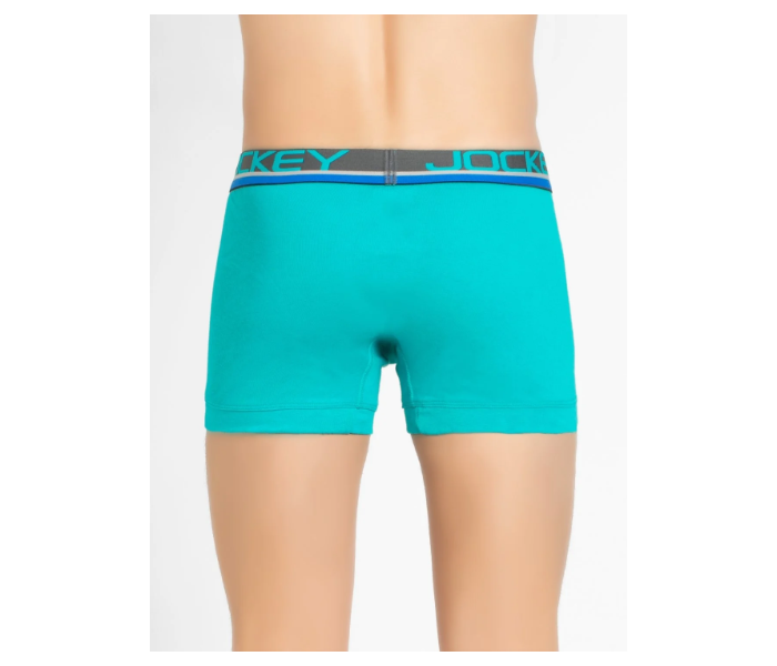 Jockey FP03 Popcolor Modern Trunk for Men Large - Sky Blue - Zoom Image 3