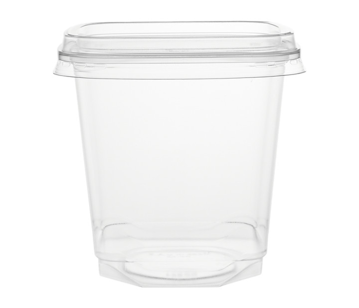 Hotpack HSMDCS24PET Set of 10 Pieces 24Oz Deli PET Square Container With Lid - Zoom Image 3