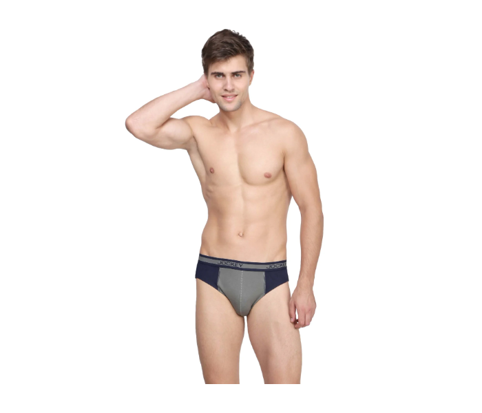 Jockey 1011 Pack of 2 Assorted Fusion Brief for Men Medium - Black - Zoom Image 4