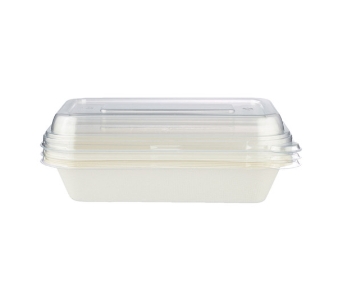 Hotpack HSMBDMC24C Set of 5 Pieces 24Oz Biodegrabale Multi Purpose Container With Lid - Zoom Image 2