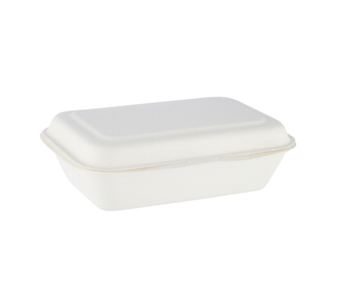 Hotpack HSMBDSB9X6 Set of 5 Pieces Bio-Degradable Hinged Container - Zoom Image 4