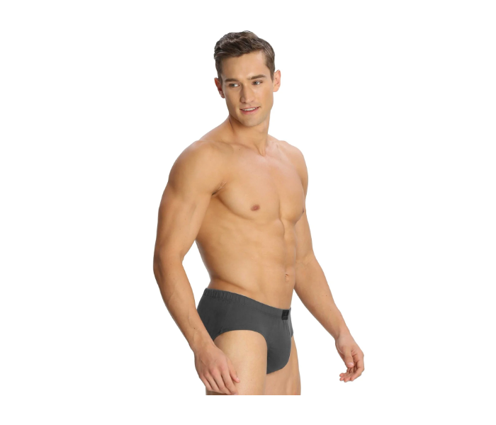 Jockey 8035 Pack of 3 Brief with Concealed Waistband for Men Small - Black - Zoom Image 3