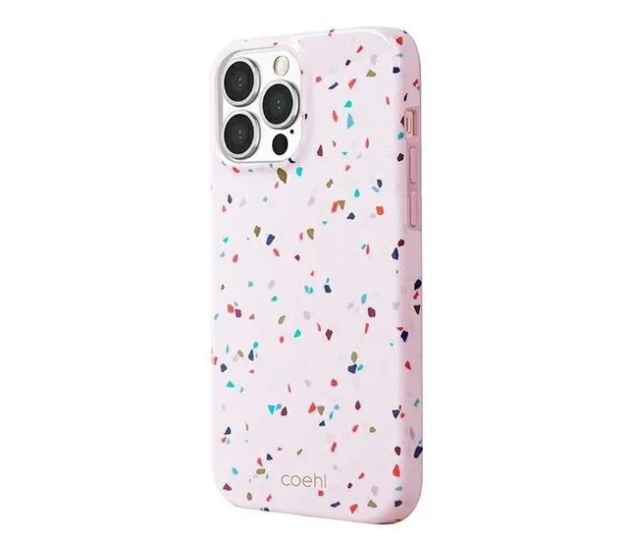 Uniq Coehl Iphone 6.1 Inch 2021 Terrazzo Mobile Covers - Pink - Zoom Image