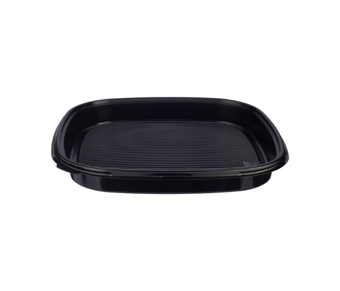 Hotpack HSMSC36B Set of 5 Pieces Black Sushi Container Base With Lid - Zoom Image 5