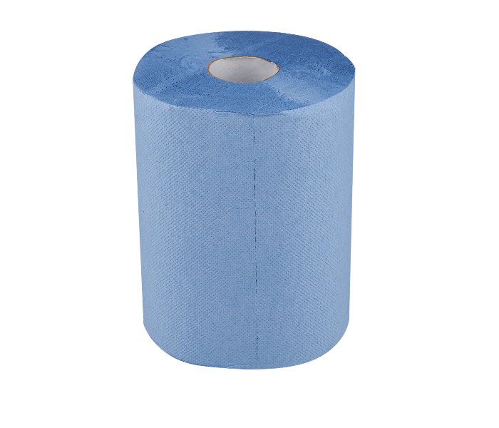 Hotpack SNCBMR2EPG350 Set of 1 Roll 350 Sheets Blue Color Maxi Roll Embossed Perforated - Zoom Image 4