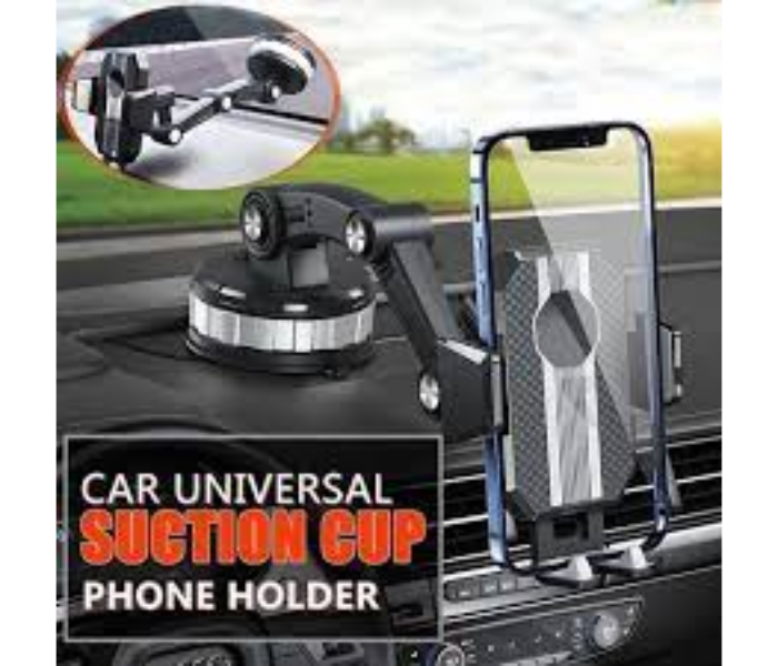 Generic Car Phone Holder Mount, Suction Cup Stand, Universal Dashboard/Windshield/Window Phone Holder One-Button Pop-up Strong Suction Cell Phone-B - Zoom Image 3