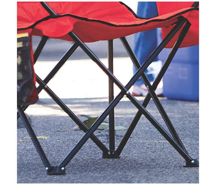 Coleman 2000032009 Portable Quad Camping Chair With Cooler - Red - Zoom Image 5