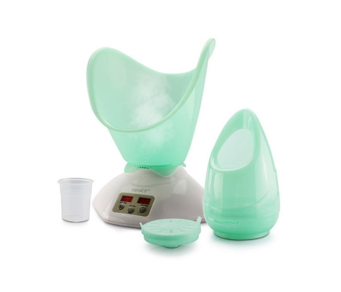 Electric Skin Care Facial Sauna - White and Green - Zoom Image 1