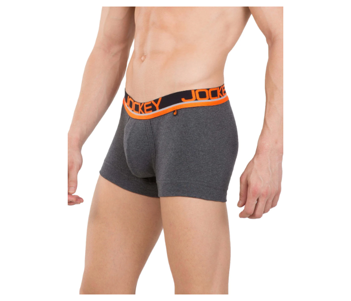 Jockey FP03 Popcolor Modern Trunk for Men Large - Dark Grey - Zoom Image 2