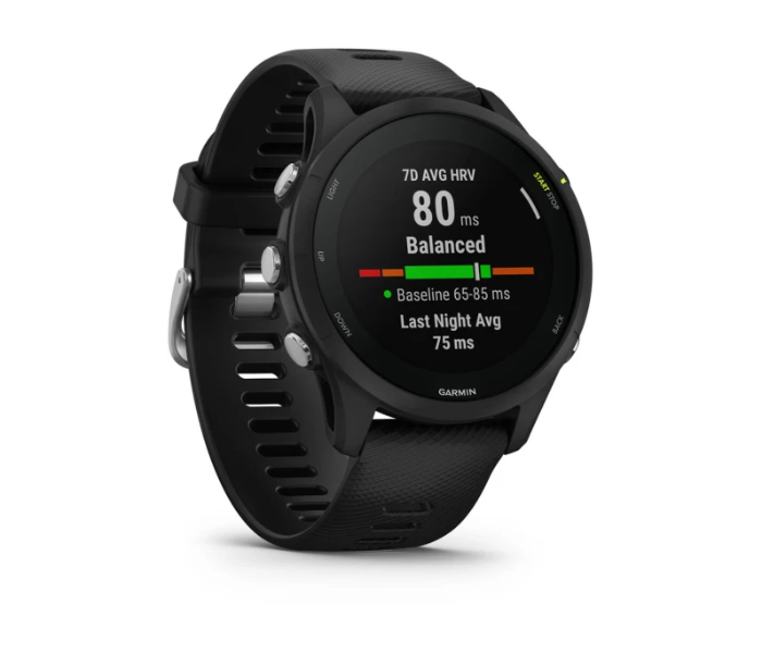 Garmin 010-02641-30 Forerunner 255 Music Wifi GPS EU/PAC 46mm Smart Wtach - Black - Zoom Image 3