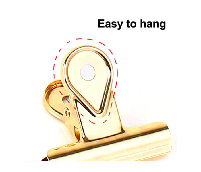 Easy to Hang Long Tail Bill Holder - Golden - Zoom Image 3