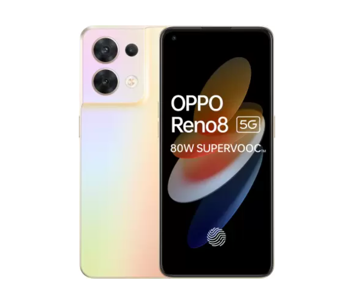 Oppo Reno 8 5G 8GB RAM 256GB ROM - Shimmer Gold - Zoom Image 1