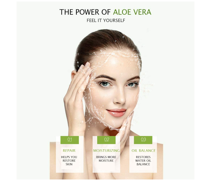 Soothing and Moisturing Aloe Vera Gel Face Wash - Zoom Image 3