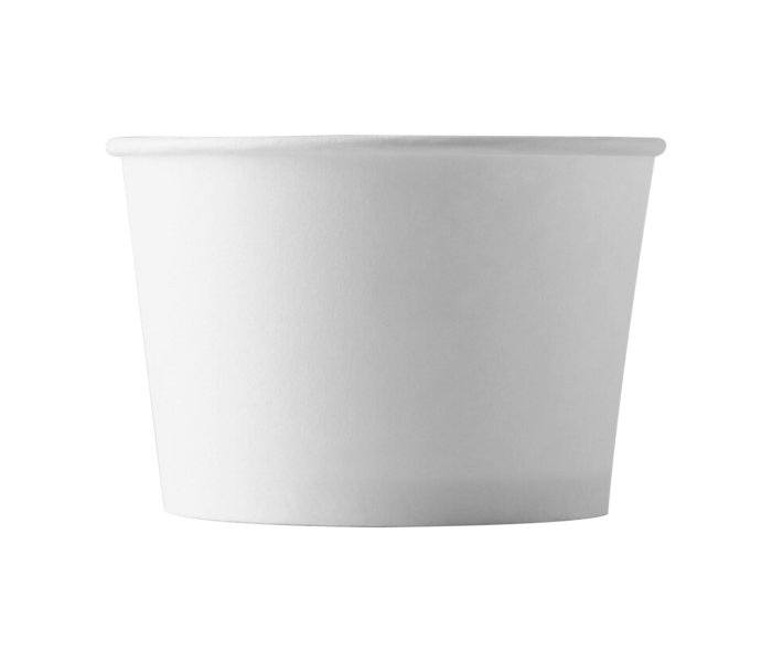 Hotpack HSMICB250W Set of 5 Pieces 250ml White Ice Cream Bowl - Zoom Image 3