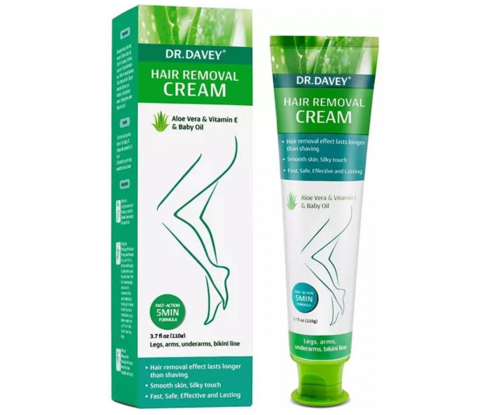 2 piece Dr. Davey Effective Hair Removal Cream 110g - Zoom Image