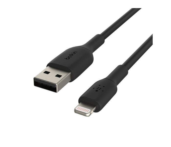 Belkin CAA001bt1MBK Pvc Lightning To Usb-A Cable 1M - Black - Zoom Image 3