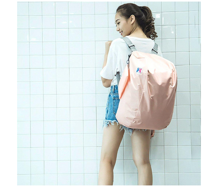 Korean Version Of Multifunctional Backpack - Pink - Zoom Image 3