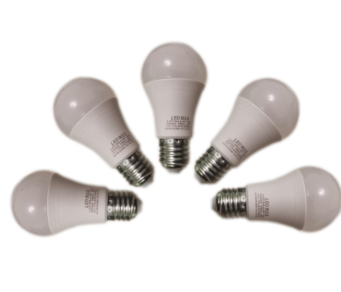 Set of 5 Piece LED-12w-E27wh5 LED Bulb 12Watts E27 Thread Daylight - Zoom Image 3