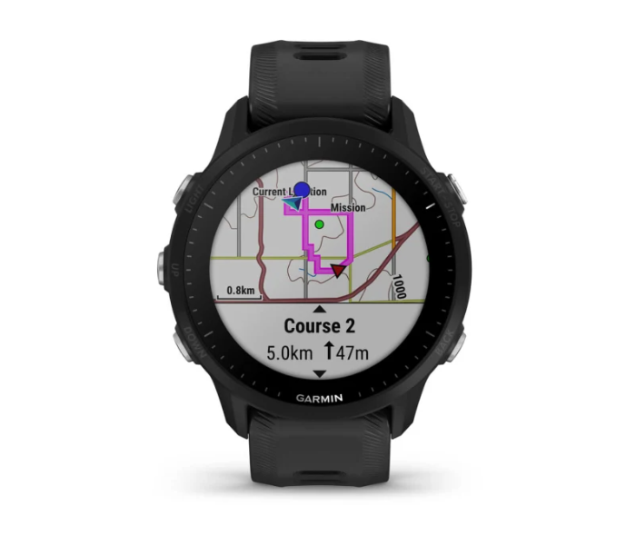 Garmin 010-02638-30 Forerunner 955 Non -Solar Emea Smart Watch - Black - Zoom Image 4