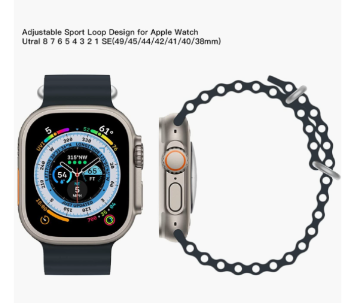 New 2022 Series 8 Smart Watch - Black - Zoom Image 2