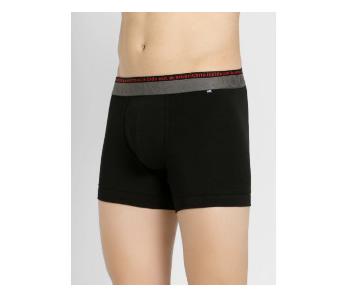 Jockey US60 Ultra-soft Mens Trunks with Double Layer Contoured Pouch Small - Black - Zoom Image 2