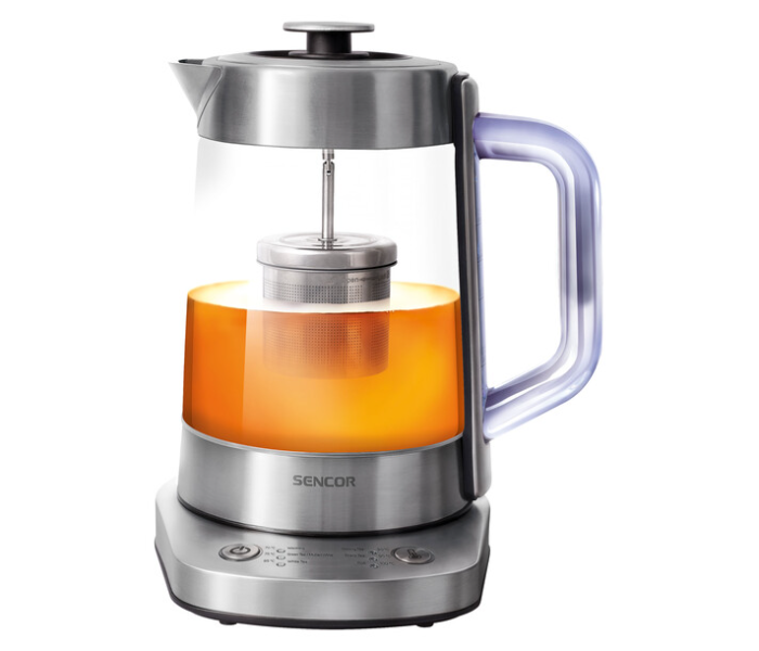 Sencor SWK 1590SS 1.5Litre 1500Watts Intelligent Water Kettle - Silver - Zoom Image 1