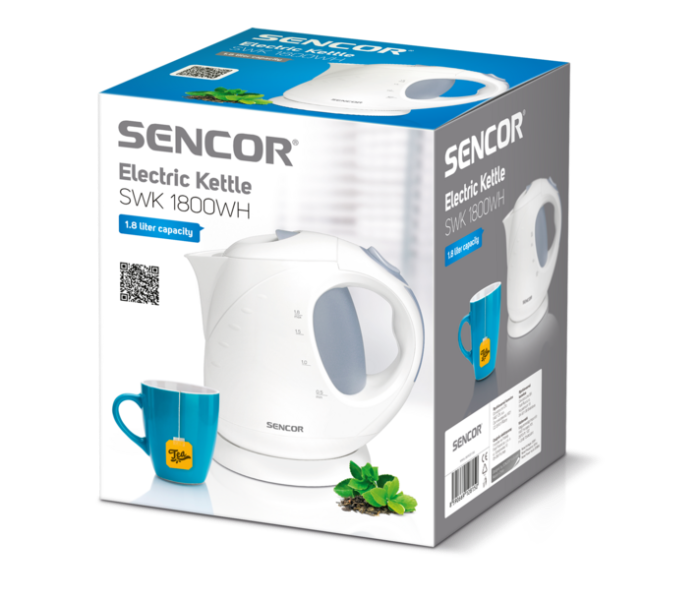 Sencor SWK 1800WH 1800Watts 1.8 Litre Electric Kettle - White - Zoom Image 2