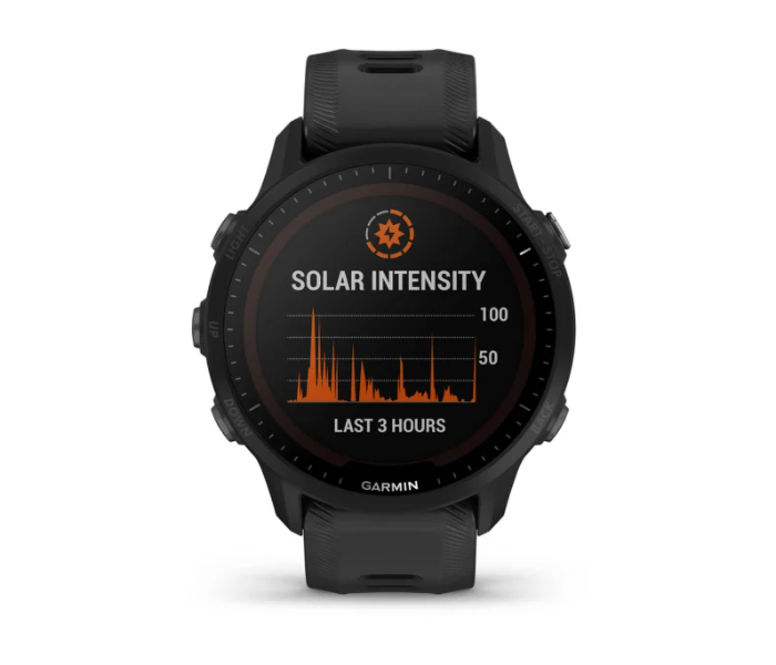 Garmin 010-02638-20 Forerunner 955 Solar Emea Smart Watch - Black - Zoom Image 2