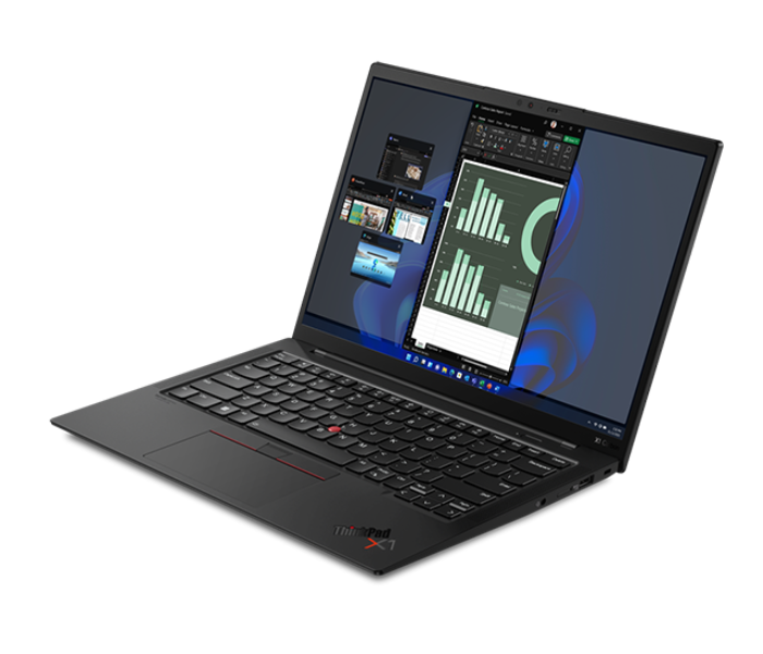 Lenovo 21CB002SGR ThinkPad X1 Carbon Gen10 14 Inch WUXGA Intel Core i7-1255U Processor 16GB RAM 512GB SSD Windows 11 Pro English Arabic Keyboard - Black - Zoom Image 3