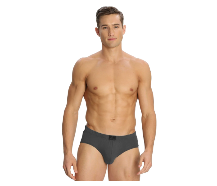 Jockey 8035 Pack of 3 Brief with Concealed Waistband for Men XXL - Black - Zoom Image 1