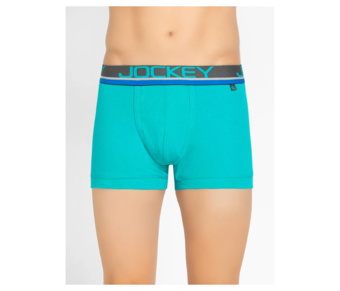 Jockey FP03 Popcolor Modern Trunk for Men Small - Sky Blue - Zoom Image 1