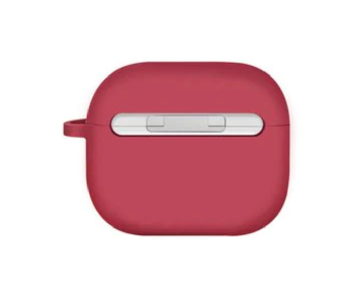 Uniq Nexo Active Hybrid Silicone Airpods 3RD Gen Case With Sports Ear Hooks - Coral Red - Zoom Image 2