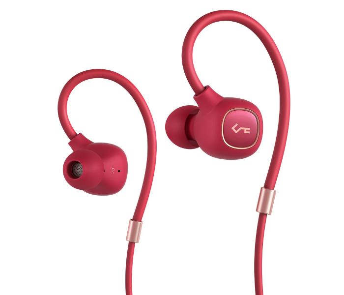 Aukey EP-B80 Hybrid Dual-Driver Wireless Bluetooth Earbuds - Red - Zoom Image 1