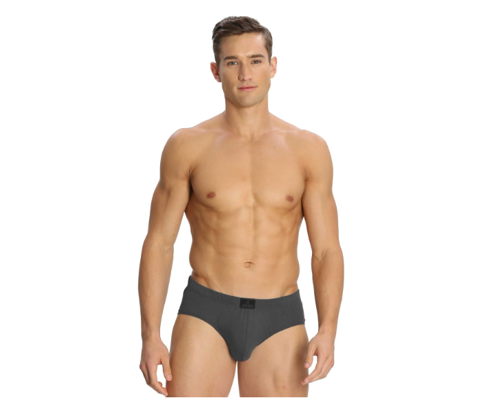 Jockey 8035 Pack of 3 Brief with Concealed Waistband for Men Large - Black - Zoom Image 1