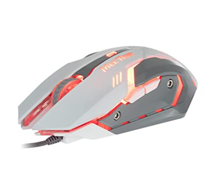 Meetion MGM915-W USB Corded Backlit Mouse - White - Zoom Image 2