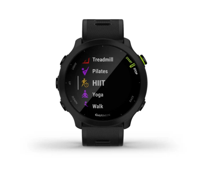 Garmin 010-02562-10 Forerunner 55 GPS EU Smart Watch - Black - Zoom Image 5