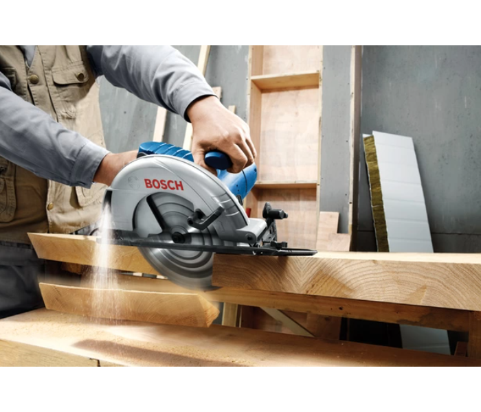 Bosch GKS 9 Professional Hand-held Circular Saw - Blue and Grey - Zoom Image 2