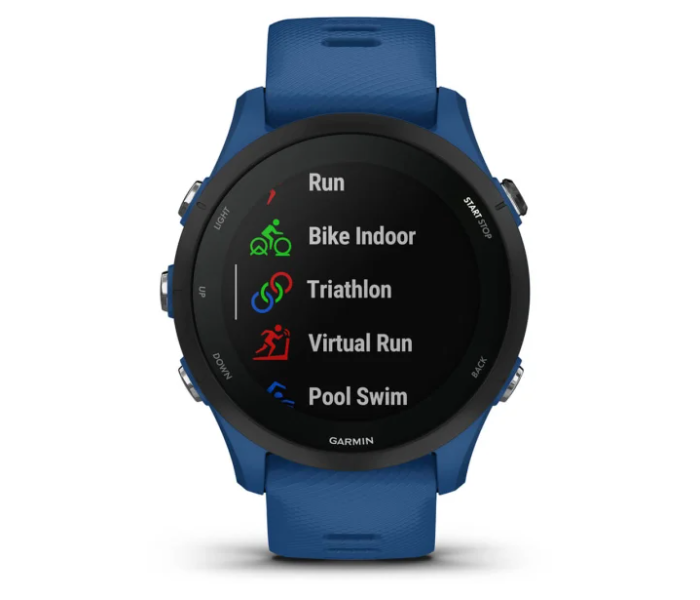 Garmin 010-02641-11 Forerunner 255 Basic GPS EU/PAC Smart Watch - Tidal Blue - Zoom Image 5