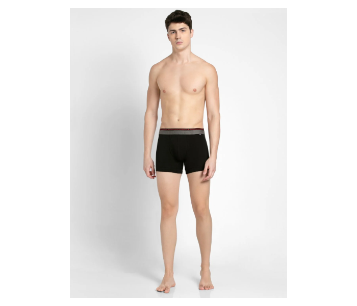 Jockey US60 Ultra-soft Mens Trunks with Double Layer Contoured Pouch Large - Black - Zoom Image 4