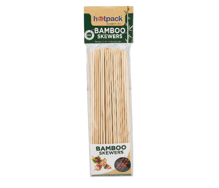 Hotpack HSMBS8 Set of 100 Pieces Bamboo Skewer - Zoom Image 1