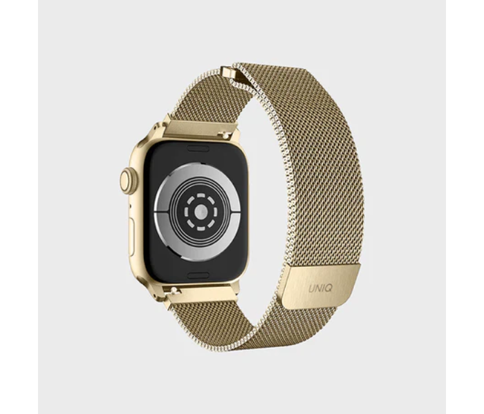 Uniq Dante 45 44 and 42mm Apple Watch Mesh Steel Strap - Gold - Zoom Image 2