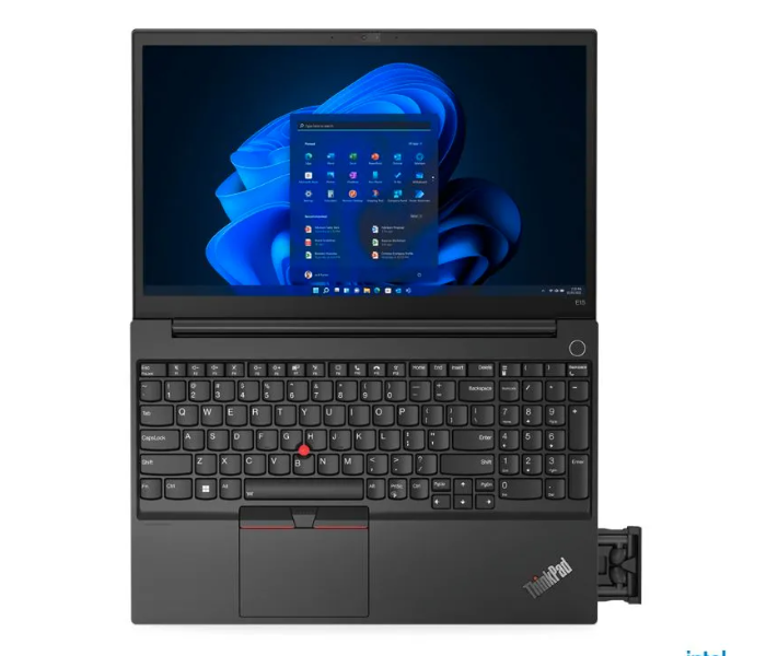 Lenovo 21E600BFGR E15 15.6 Inch FHD IPS Intel Core i7-1255U Processor 8GB DDR4 RAM 512GB SSD 2GB NVidia MX550 Graphics Windows 11 Pro 64 - Black - Zoom Image 6