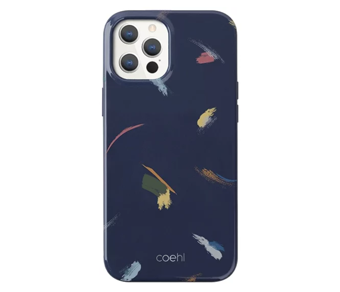 Uniq Coehl Iphone 6.1 Inch 2021 Reverie Prussian Mobile Covers - Blue - Zoom Image 1