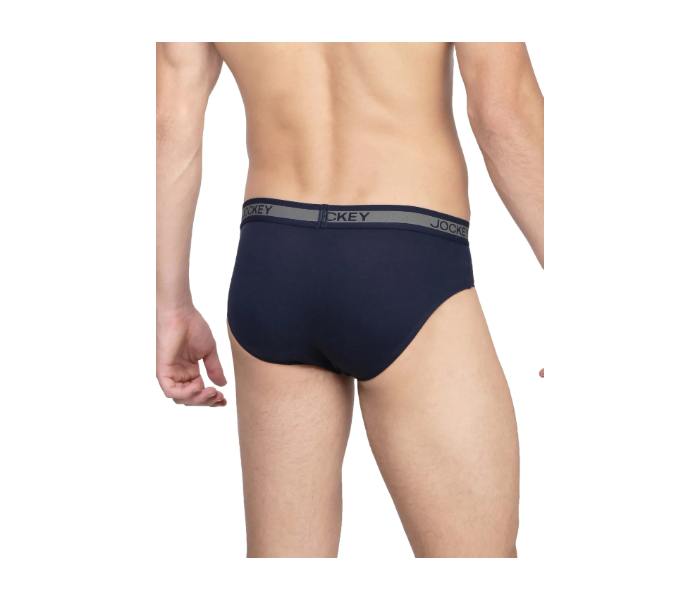 Jockey 1011 Pack of 2 Assorted Fusion Brief for Men Large - Black - Zoom Image 3