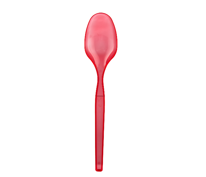 Hotpack DSPSMIX Set of 25 Pieces 17cm Plastic Desert Spoon - Zoom Image 4