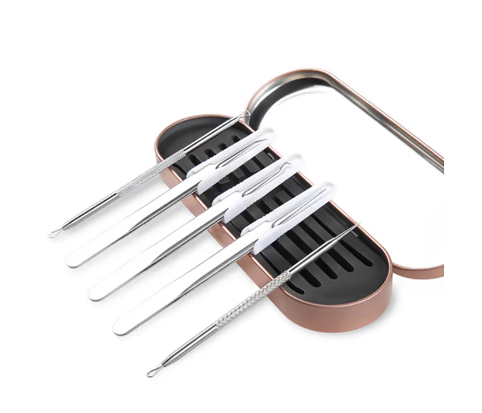 Set of 5 Acne Needle Tool Kit - Silver - Zoom Image 1